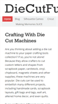 Mobile Screenshot of diecutfun.com
